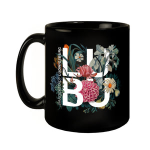 Ludwigsburg Tasse schwarz LUBU Botanisch