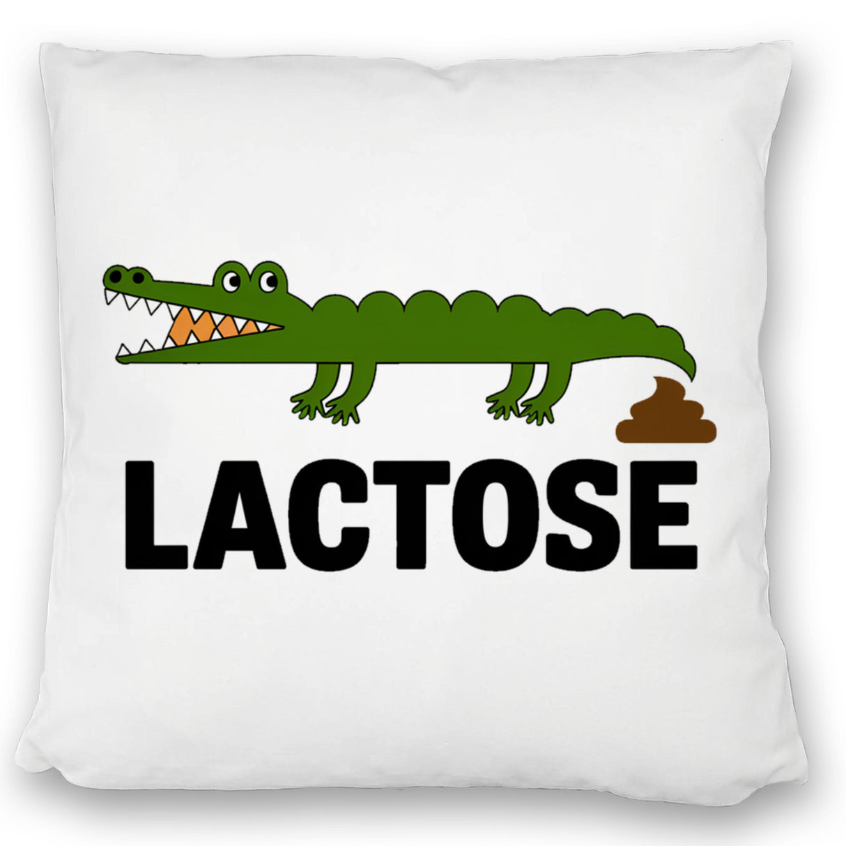 Alligator LACTOSE Kissen für Humorliebhaber