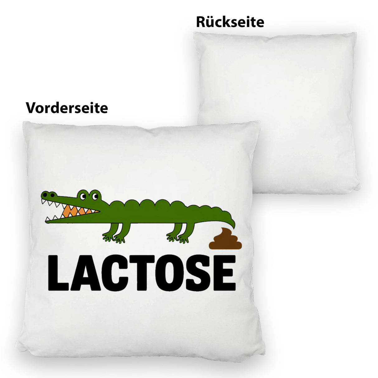 Alligator LACTOSE Kissen für Humorliebhaber