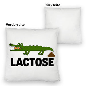 Alligator LACTOSE Kissen für Humorliebhaber