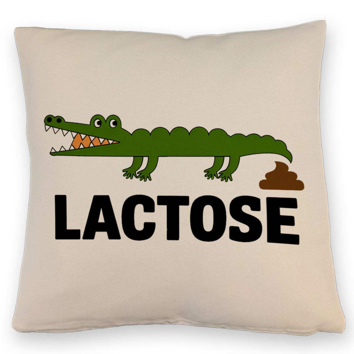 Alligator LACTOSE Kissen für Humorliebhaber