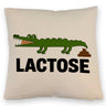 Alligator LACTOSE Kissen für Humorliebhaber