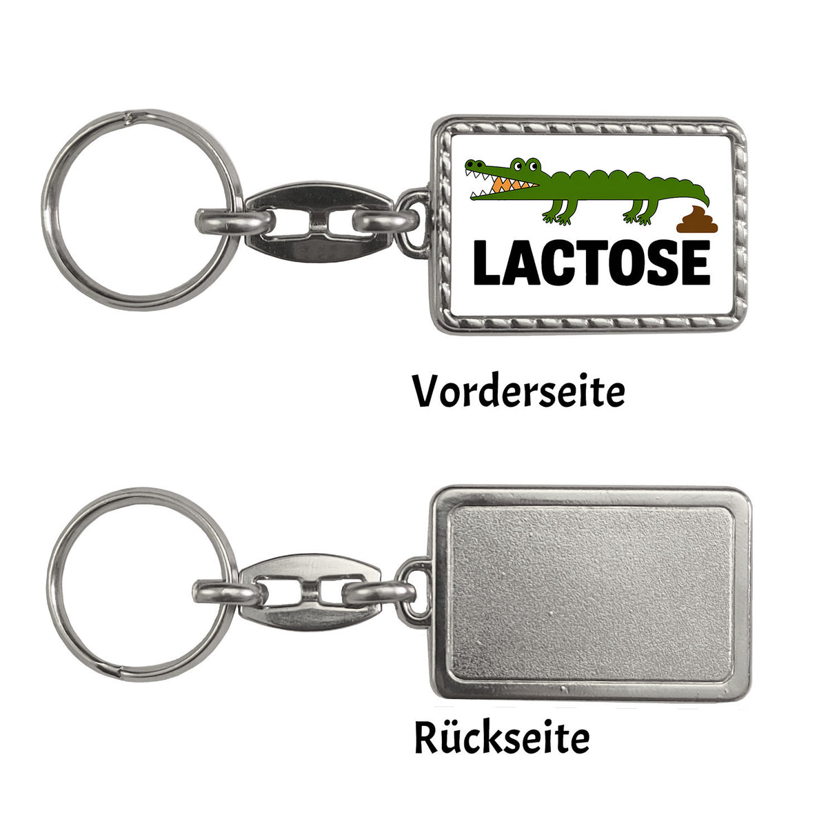 Alligator LACTOSE Schlüsselanhänger für Humorliebhaber