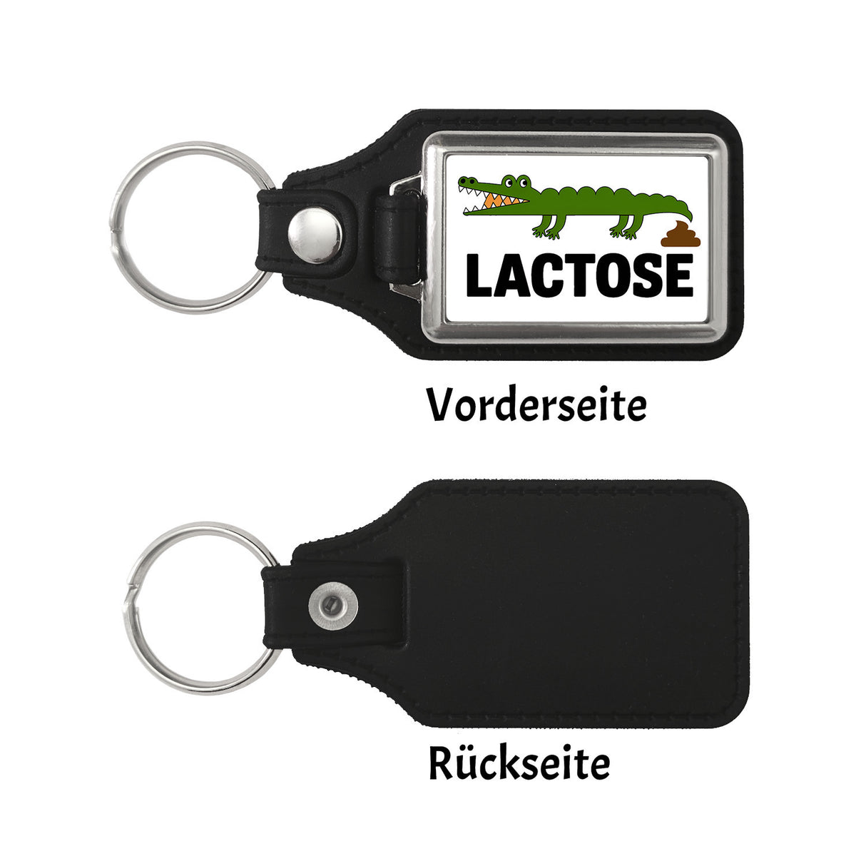 Alligator LACTOSE Schlüsselanhänger für Humorliebhaber