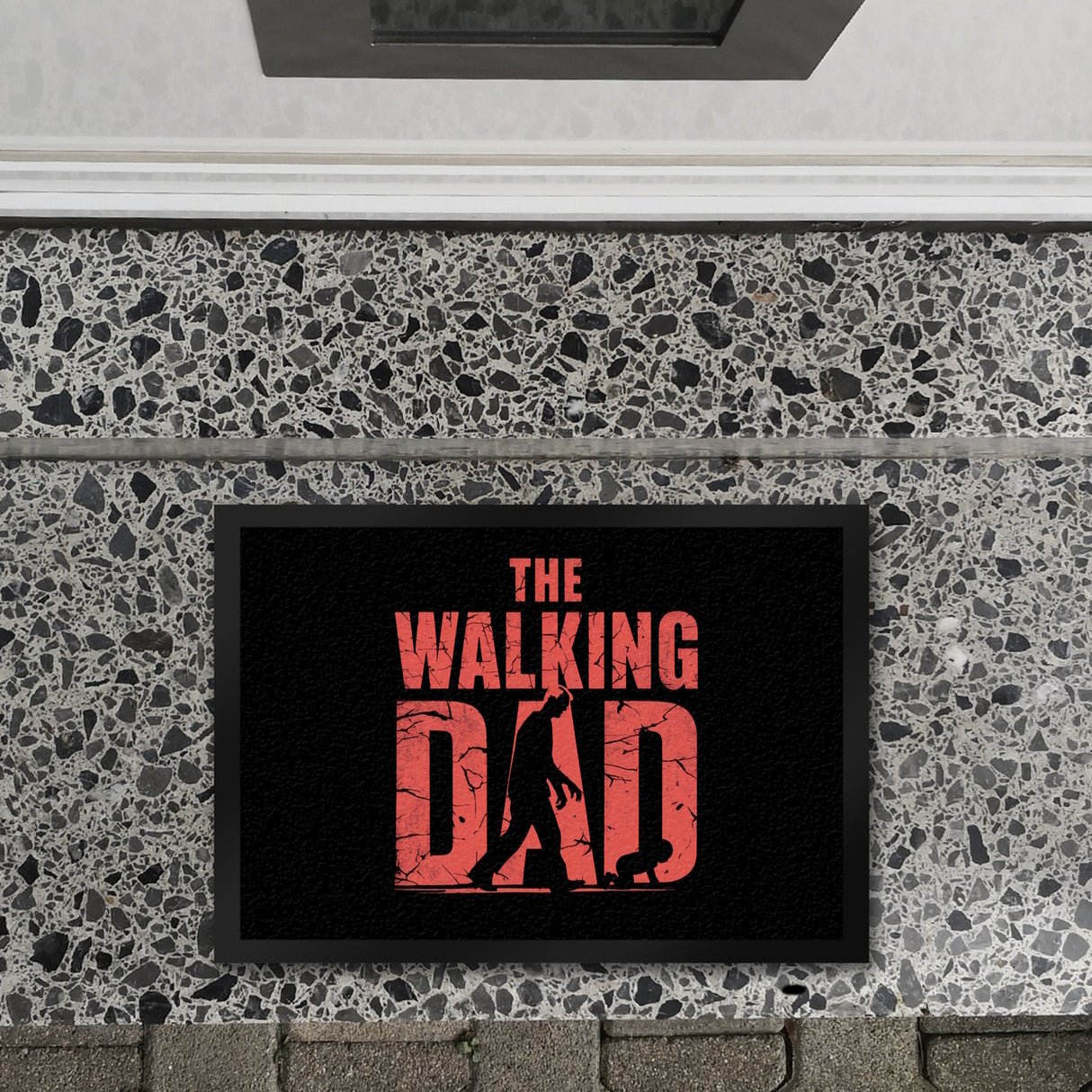 The Walking Dad Fußmatte in 35x50 cm mit Spruch für Väter