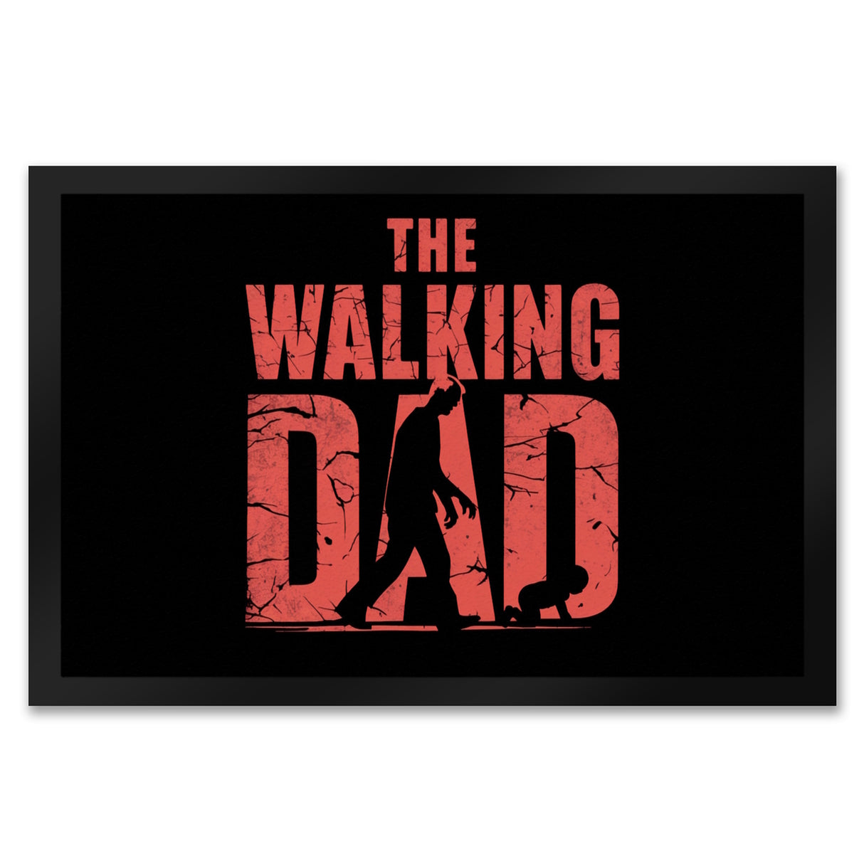 The Walking Dad Fußmatte in 35x50 cm mit Spruch für Väter