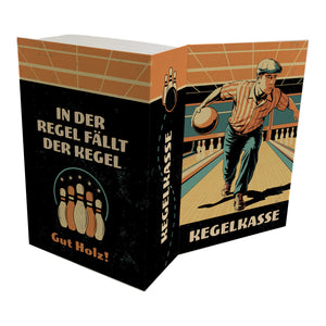 Kegelkasse Booksafe im Vintage look