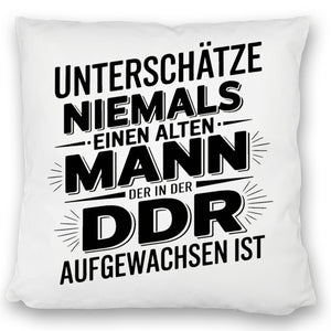 DDR Nostalgie Spruch Kissen für Ossis