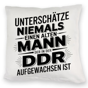 DDR Nostalgie Spruch Kissen für Ossis