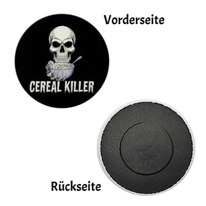 Cereal Killer Totenkopf Magnet für Müslifans