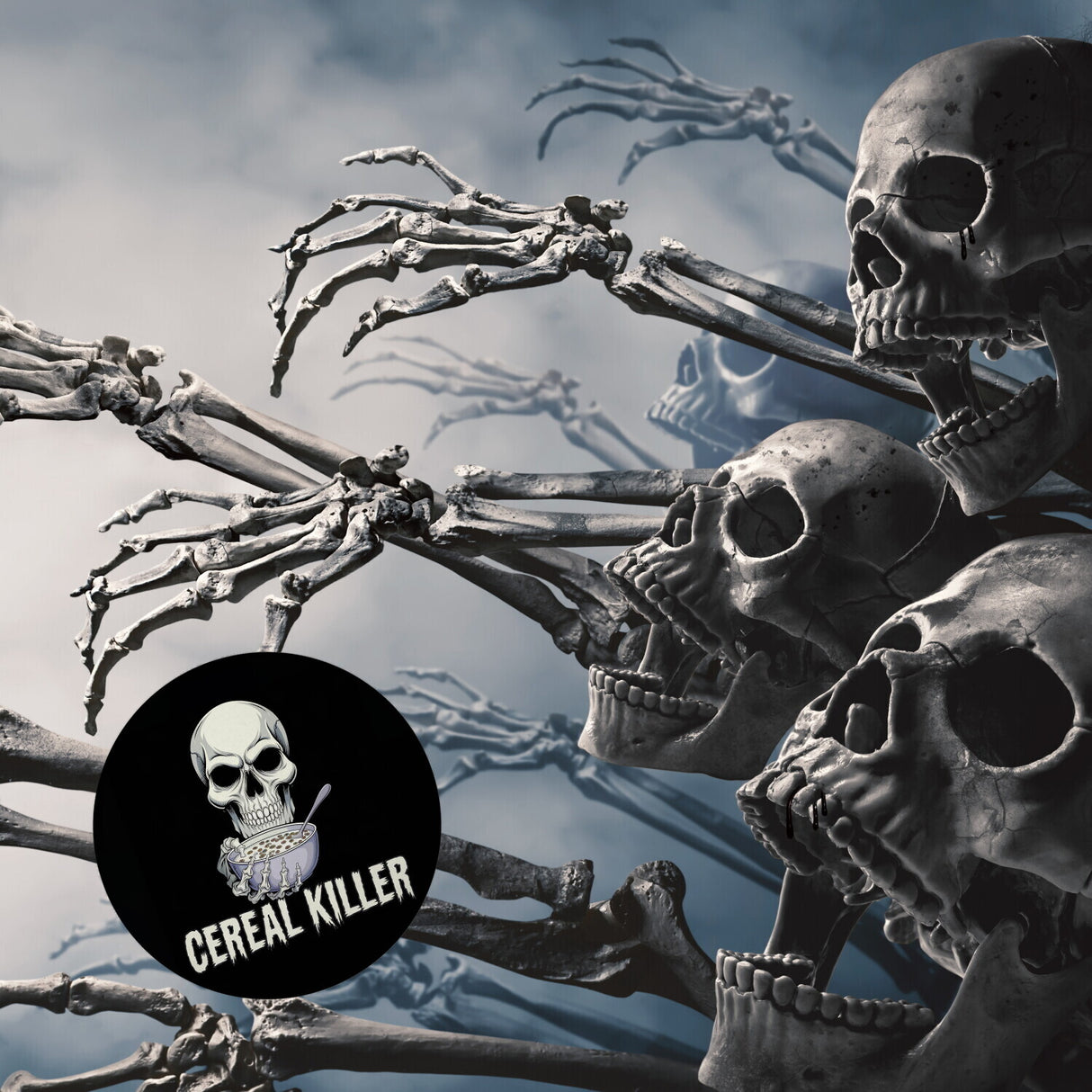 Cereal Killer Totenkopf Magnet für Müslifans