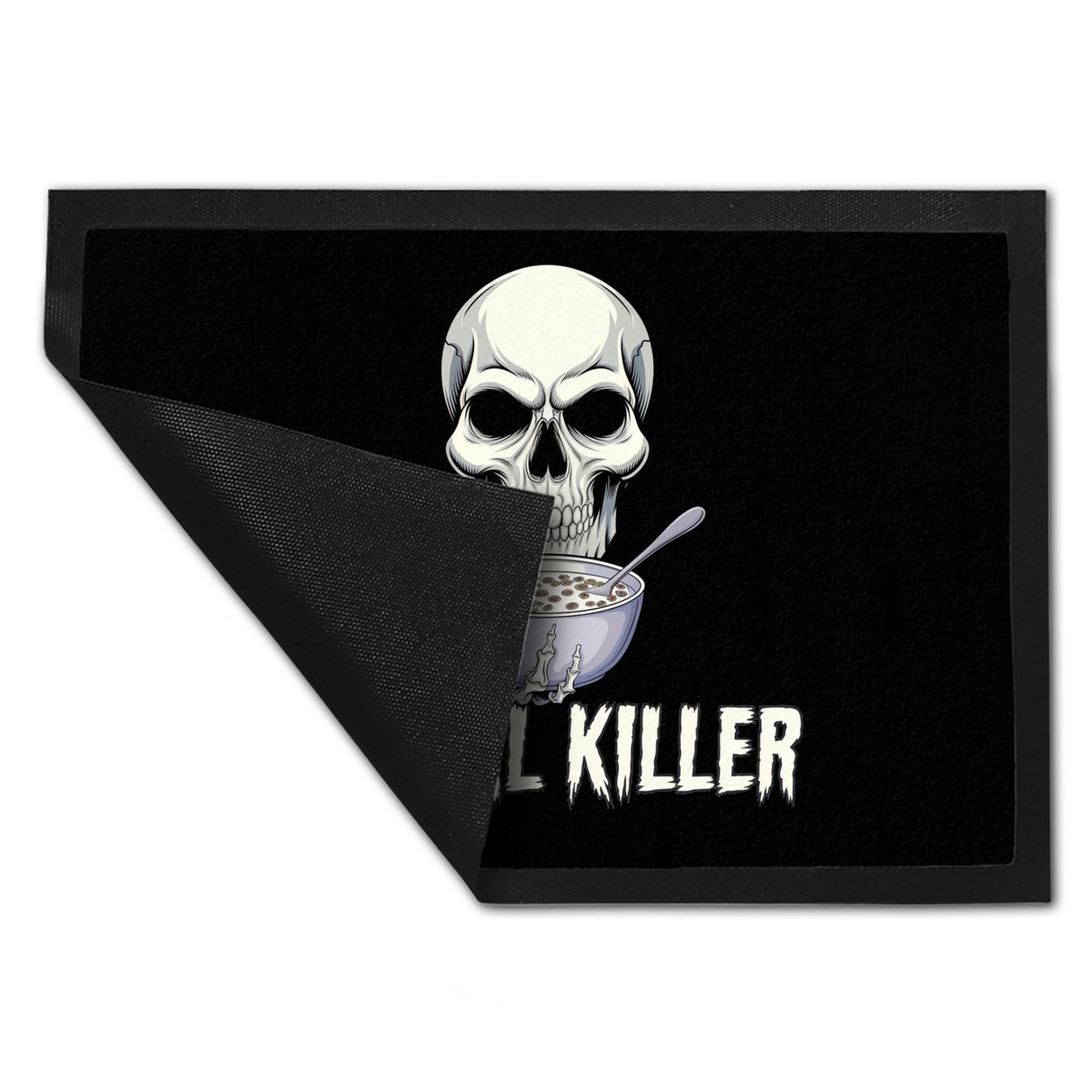 Cereal Killer Totenkopf Fußmatte in 35x50 cm für Müslifans