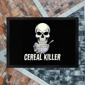 Cereal Killer Totenkopf Fußmatte in 35x50 cm für Müslifans