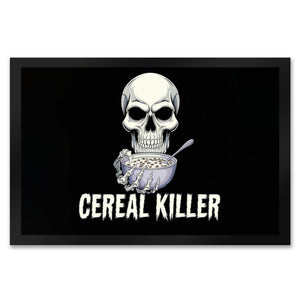 Cereal Killer Totenkopf Fußmatte in 35x50 cm für Müslifans