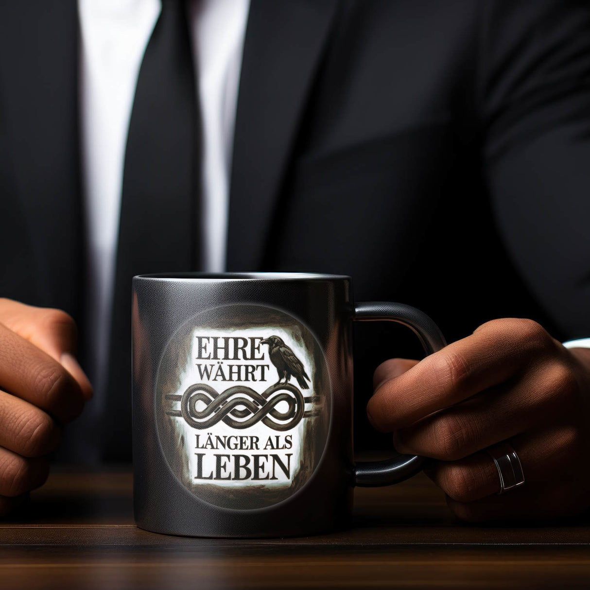 Ewiger Knoten EHRE WÄHRT LÄNGER Tasse