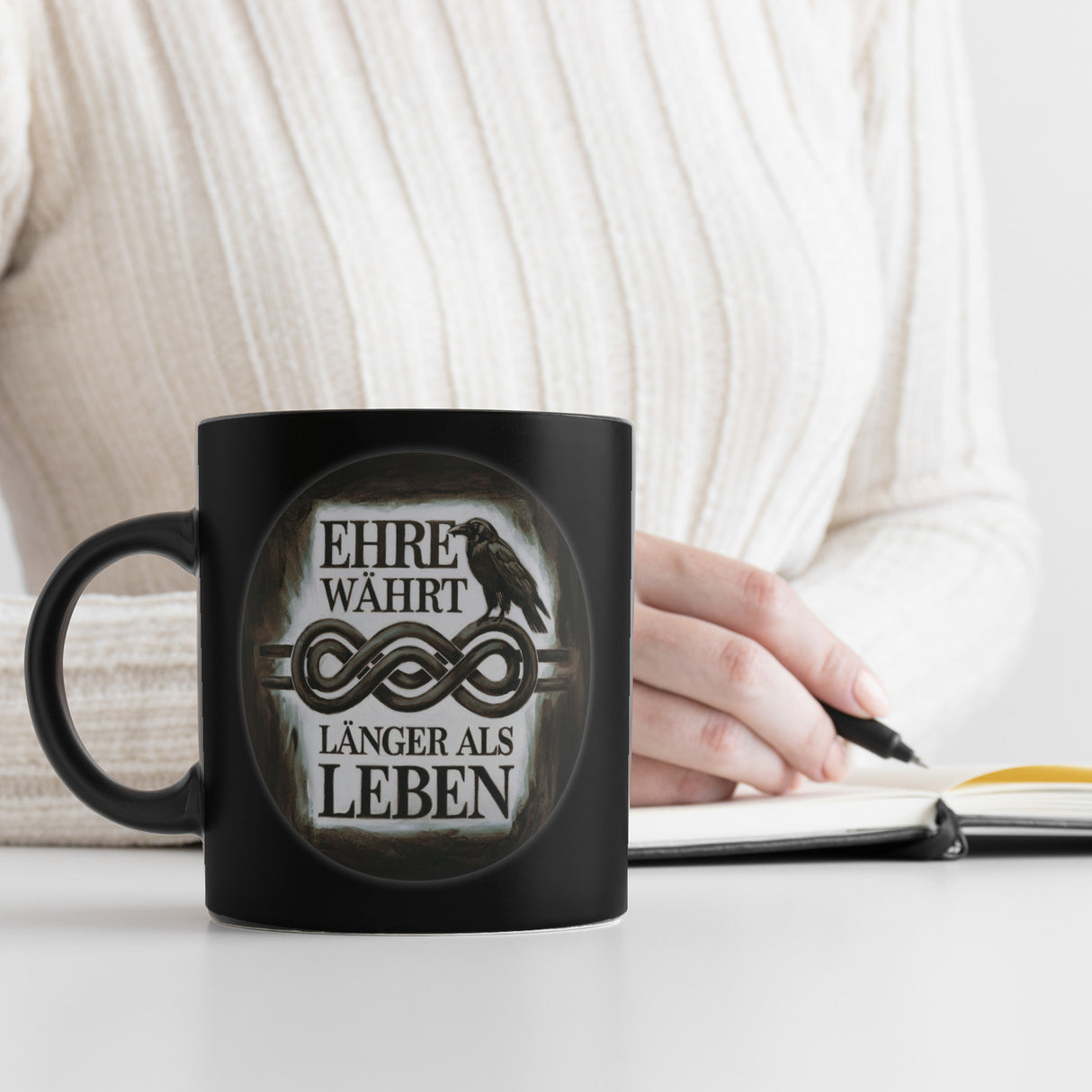 Ewiger Knoten EHRE WÄHRT LÄNGER Tasse