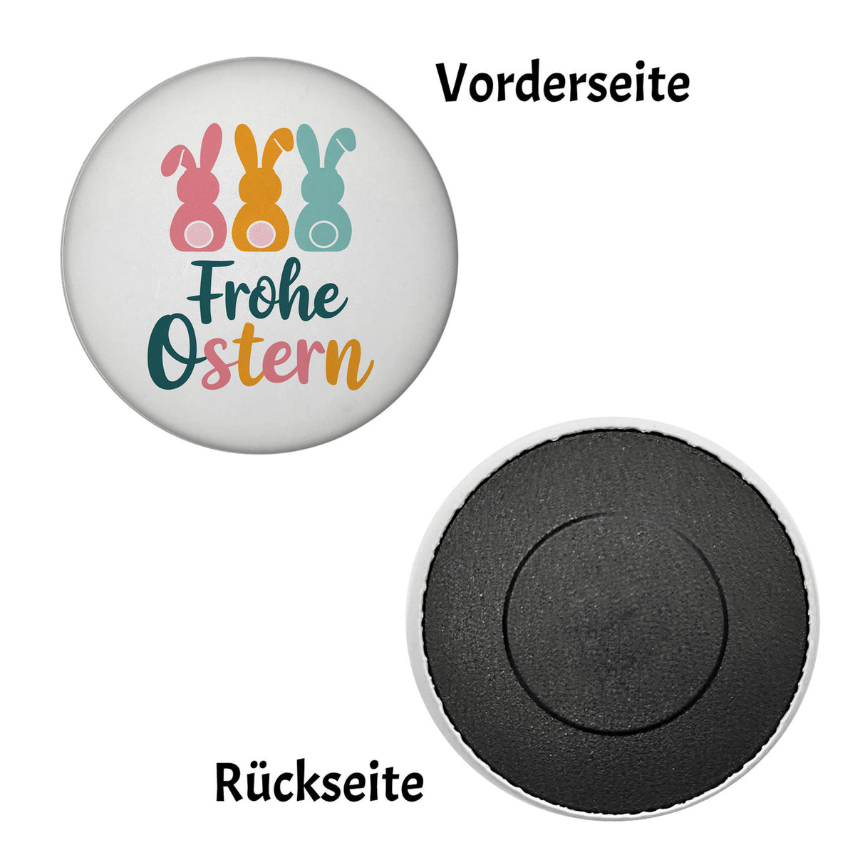 Frohe Ostern Hasen Magnet für Osterdeko