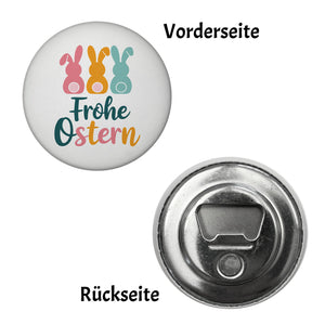 Frohe Ostern Hasen Magnet für Osterdeko