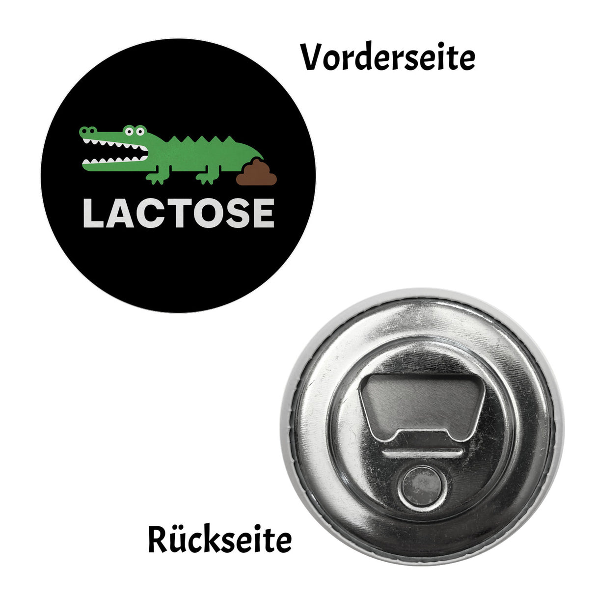 Lactose Alligator Magnet mit Witz