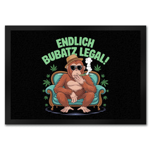 Orang-Utan - Endlich Bubatz Legal! Fußmatte in 35x50 cm