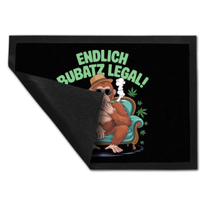 Orang-Utan - Endlich Bubatz Legal! Fußmatte in 35x50 cm