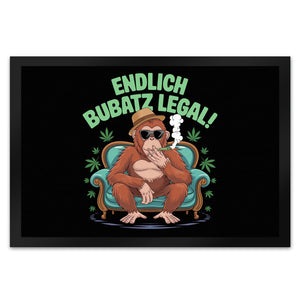 Orang-Utan - Endlich Bubatz Legal! Fußmatte in 35x50 cm