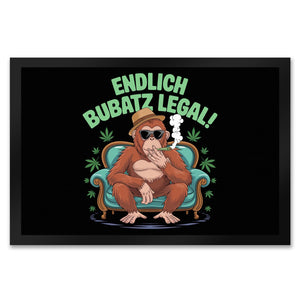 Orang-Utan - Endlich Bubatz Legal! Fußmatte in 35x50 cm