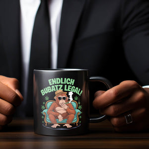 Orang-Utan - Endlich Bubatz Legal! Tasse