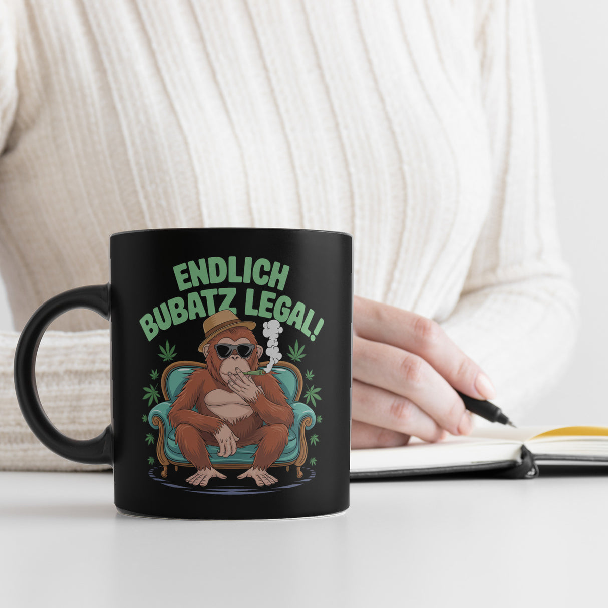 Orang-Utan - Endlich Bubatz Legal! Tasse