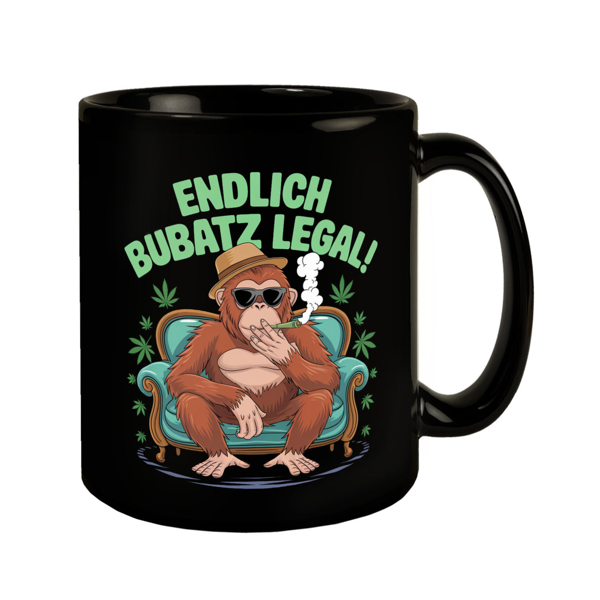 Orang-Utan - Endlich Bubatz Legal! Tasse