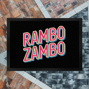 Rambo Zambo Fußmatte in 35x50 cm - Politikerwitz