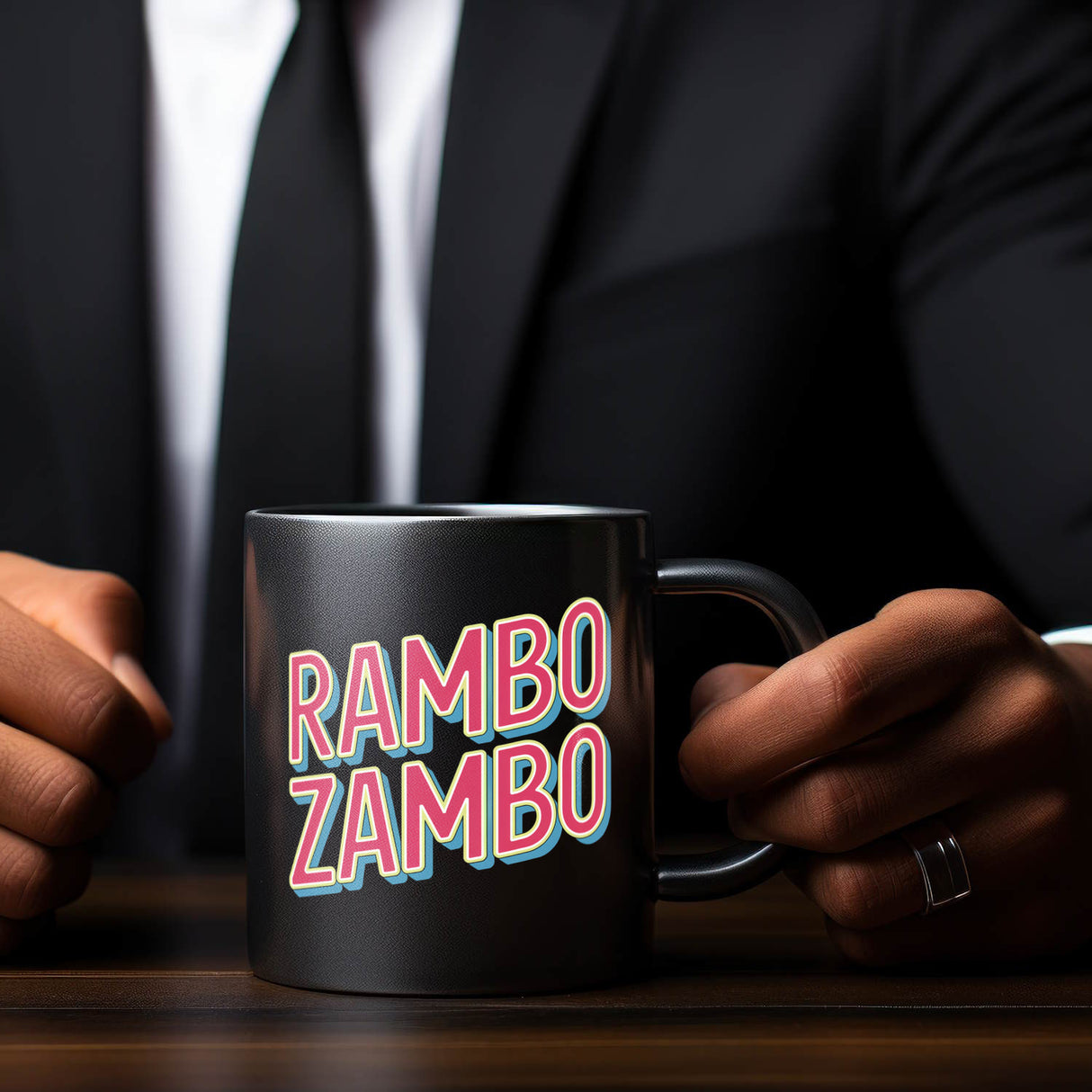 Rambo Zambo Tasse - Politikerwitz