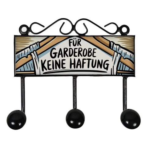 Für Garderobe keine Haftung Kleiderhaken Leiste mit 3 Haken
