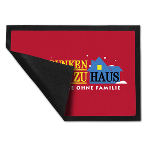 Betrunken allein Zuhause - Komödie Fußmatte in 35x50 cm