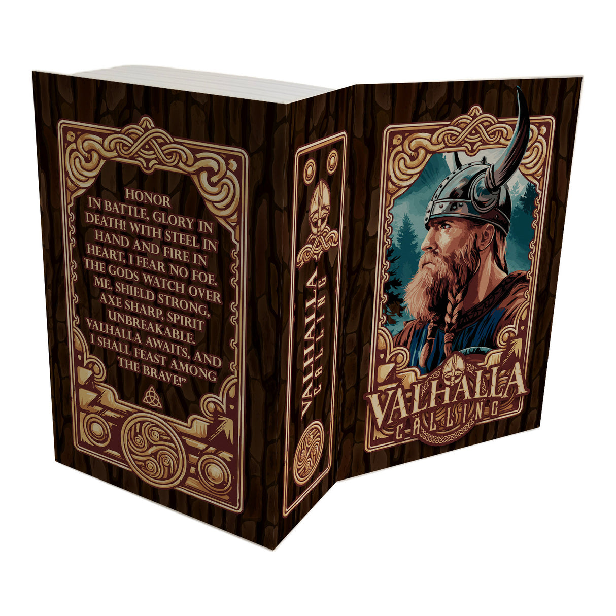 Wikinger Booksafe Valhalla Calling - Honor Zitat