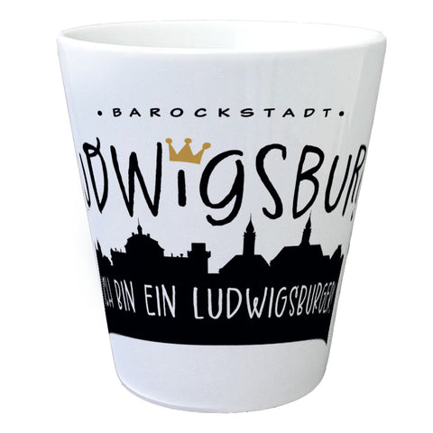 Ludwigsburg Skyline Blumentopf - Bin ein Ludwigsburger