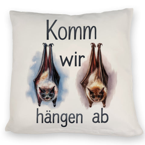 Fledermäuse - Komm, wir hängen ab Kissen