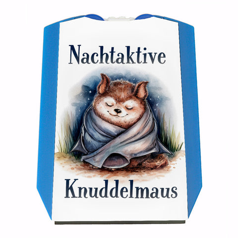 Nachtaktive Knuddelmaus Parkscheibe Kuschelige Fledermaus