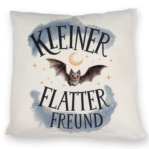 Kleiner Flatterfreund Fledermaus Kissen