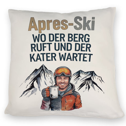 Après Ski - Berg ruft, Kater wartet Kissen