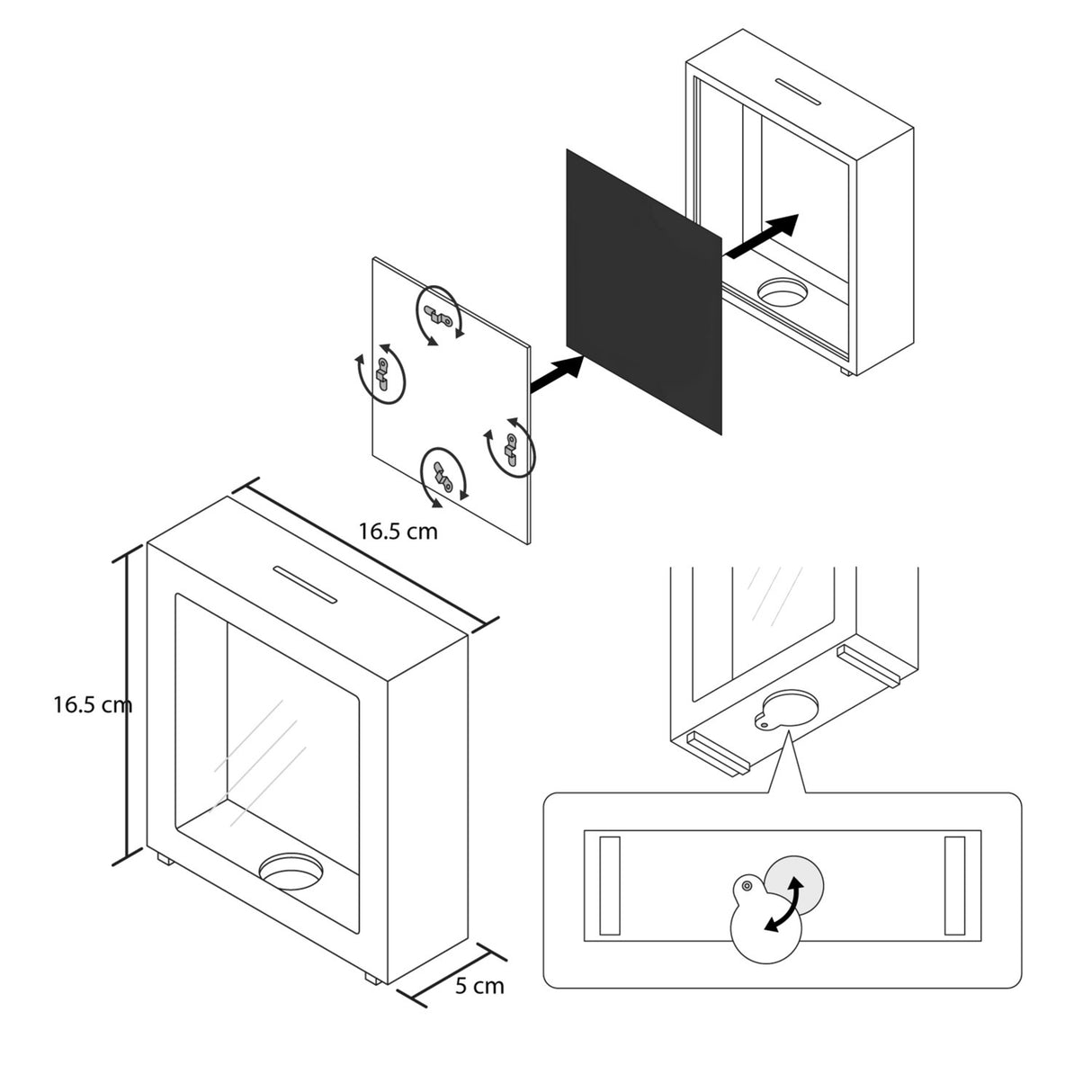 Ablaufdiagramm zur Problemlösung Spardose