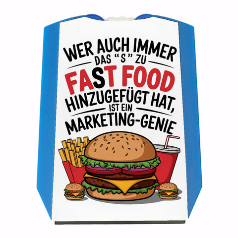 Fast Food - FAT FOOD Parkscheibe für Burger Fans