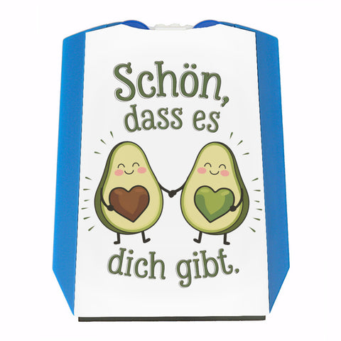 Avocado Herzkerne Parkscheibe Schön dass es Dich gibt