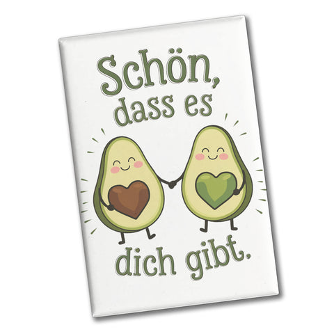 Avocado Herzkerne Souvenir Souvenir Magnet Schön dass es Dich gibt