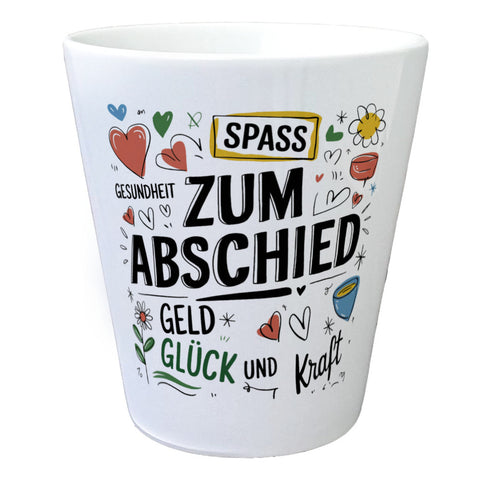 Wünsche Zum Abschied Blumentopf für Kollegen und Freunde