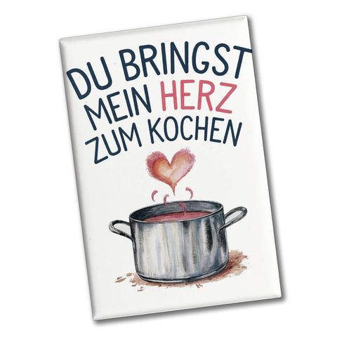 Du bringst mein Herz zum Kochen Souvenir Souvenir Magnet
