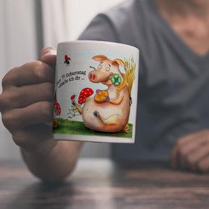 Viel Glück zum 77. Geburtstag Kaffeebecher