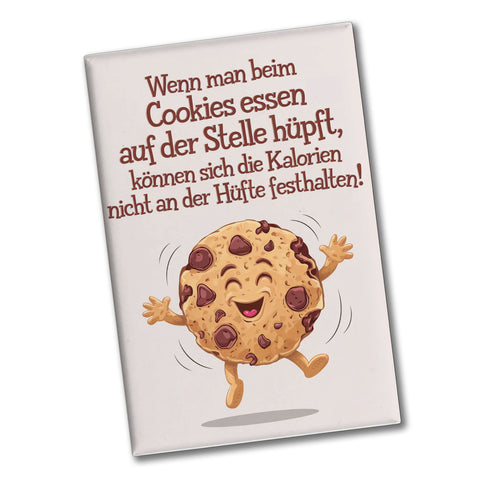 Cookie mit Spruch Souvenir Souvenir Magnet für Keks-Liebhaber