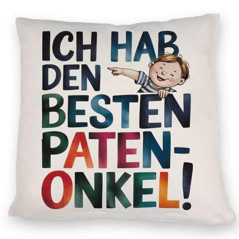 Bester Patenonkel Kissen