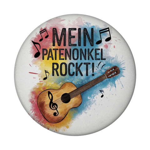 Mein Patenonkel rockt Magnet Gitarre